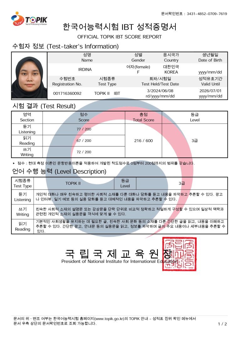Topik Certification
